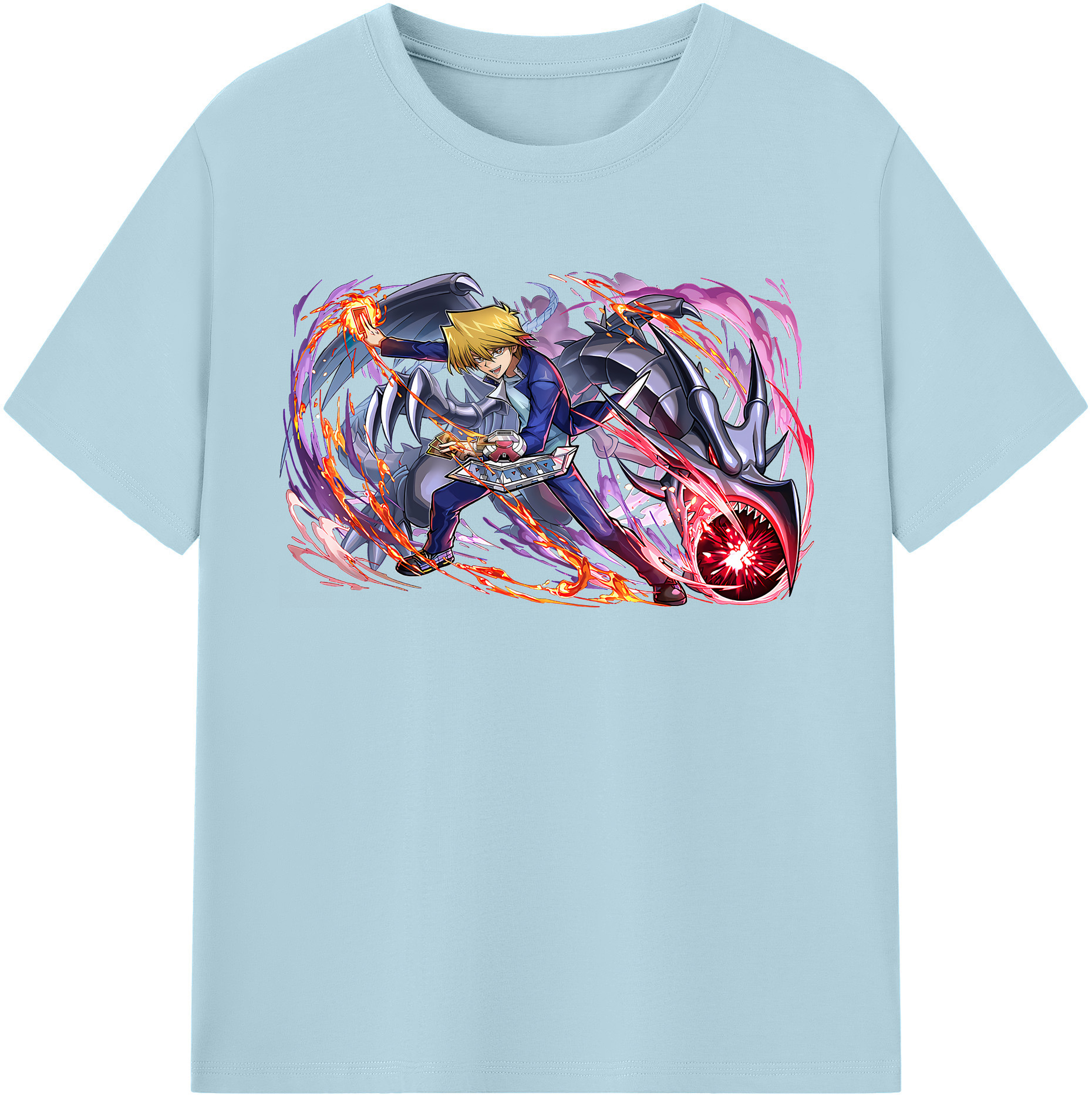 （画像用） 遊☆戯☆王 Yu-Gi-Oh! 綿100％半袖Tシャツ（フロントプリント）